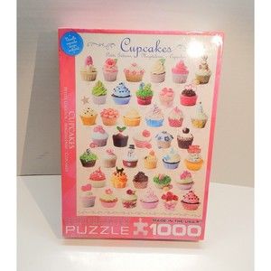 EuroGraphics Cupcakes Jigsaw Puzzle 1000 Piece 6000-0409 Sealed